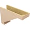 Ekena Millwork 9"W x 27"D x 18"H Classic Burlington Rough Cedar Woodgrain TimberThane Corbel, Primed Tan CORUR09X27X18BURRCPR - alternate 6